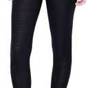 MERIWOOL Womens Base Layer Bottoms - Lightweight Merino Wool Thermal Pants (Black)