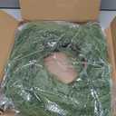 6FT Christmas Norfolk Pine Garland Artificial Real Touch Green Pine Garlands Indoor Christmas Decorations for Mantle Table Runner Fireplace Stairs Outdoor Winter Decor