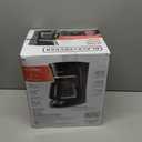 Black and Decker BLACK+DECKER 12-Cup Mill and Brew Coffeemaker, Black, CM5000B