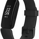 Fitbit Inspire 2 Health & Fitness Tracker, 24/7 Heart Rate, Black/Black, One Size (S & L Bands Included)