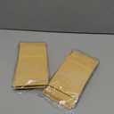 FireKylin 100 Pcs Brown Paper Bags with Window, 3.9" x 5.9" Stand Up Pouches, Zipper Food Storage Bags for Packaging Products, Reusable, Sealable