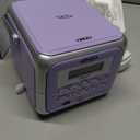 Jensen CD-660 Portable Stereo CD Player Boombox with Bluetooth | FM Radio | USB | Aux-in Headphone Jack | CD-R/RW MP3 Playback | (Lavender Purple)