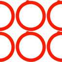 6 Pack Flush Valve Seal for Kohler Toilets,Toilet Tank Parts GP1059291 Silicone Replacement - Upgraded Leak-Proof Gasket Seal Kit Compatible with Kohler Canister, K-GP1059291