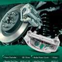 SCITOO 19B6888 19B6889 Rear Left & Right Disc Brake Calipers w/Bracket Fit For Nissan For NV1500 2012-2021,For Nissan For NV2500 2012-2021,For Nissan For NV3500 2012-2021, Single Piston