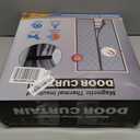 Mesh Screen with Magnetic Closure-Keeps Bugs Out Let Breeze in, Heavy Duty - Pet and Kid Friendly, Works with Front, Sliding Doors (38 x 82 Inch) (Black)