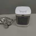 Lasko Portable Electric Ceramic Space Heater with ALCI Plug for Bathroom Use, 2 Heat Settings and Simple Heat Button, 8 Inches, White, 1500W, CD08200