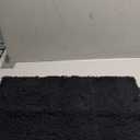 16×23" Bathroom Rug Black