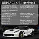2PCS Intake Manifold Gasket Replacement OEM#MS98016T,Car Manifold Gasket for Sealing Cooling Lanes,Durable Intake Gaskets Set Compatible with Silverado, Cadillac, Escalade