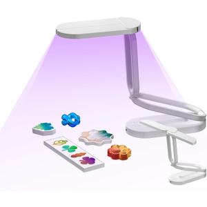 UV Light for Resin Curing, 54W UV Resin Light Lamp, Wireless & Foldable, 3-in-1 Uses for Molds, DIY Craft Deco (Ice White)