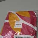 Pink Yellow Round Fitted Tablecloth Elastic Edged Floral Table Cover Waterproof Wipeable Table Cloth Tablecloth Fits Tables up to 45"-52