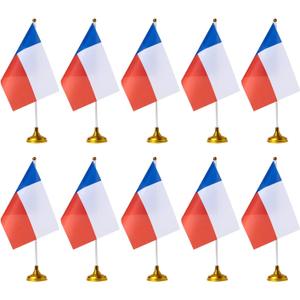 WXTWK 12 Pack American USA Texas Desk Flag Small Mini US Texas State Table Flags With Stand Base Festival Events Celebration Decorations