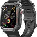 Military GPS Smart Watch for Men Pressure/Altitude/Compass,Fitness Smart Watch for Android Phones and iPhone,Outdoor Waterproof Fitness Tracker with Blood Oxygen/Heart Rate/Sleep/100+ Sport Modes (Black)