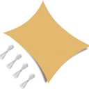 Shade Sail 8'x10' Sun Shade Sail, Permeable Shade Sails HDPE UV Block Sunshade Outdoor Patio Canopy Sun Cover for Backyard, Garden, Porch, Sand