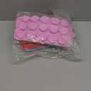 6 Pack Flower Shape Chocolate Candy Molds Silicone, Food-Grade Non-Stick Jelly & Baking Molds, Crayon Molds, BPA-Free, Including Heart, Rose, Tulip, Daisy, Sunflower, and Other Flowers (Multicolor)