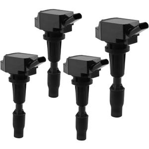 HQPASFY UF764 Ignition Coil Pack Set of 4 Compatible with Hyundai Sonata Santa Tucton, Kia Optima Sportage Sorento, Genesis 2.0L 2.4L Repalce# GN10730, 5C2091