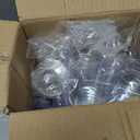 120 Pcs Mini Plastic Dessert Cups with Spoons | Serves 60 | 5 OZ Goblet Dessert Shooters Small Valentine's Day Party Serving Cups for Parfait, Pudding, Appetizers, Mousse Shot Glasses