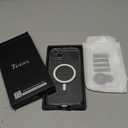 TOCOL Magnetic for iPhone 15 Plus Case Clear, Non-Yellowing, Full Camera Protection, Compatible with Magsafe, Military Grade Protection, Bumper for iPhone 15 Plus 6.7 Inch (Clear)