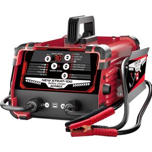 12V/24V 130A Car Battery Charger & Engine Starter, 0-30A Automatic Battery Maintainer with Winter Mode, Desulfator & Repair, for AGM/STD/Gel/Deep Cycle Batteries
