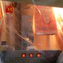 Top Star Popcorn Machine - 12oz Stainless-Steel Kettle, Reject Kernel Tray, Warming Light, and Accessories by Great Northern Popcorn (Red and Yellow)