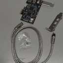 4 Ports PCIE Firewire 400 1394A Expansion Card, Texas Instruments TI TSB43AB23, Plug and Play on Windows and MAC Desktop PCs, 3X 6Pin and 1X 4Pin 1394A Ports, 400Mbps Max Speed (FS-FW400)