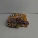 Boho Throw Blanket, 100% Cotton Ultra Soft Luxury Throw Rustic Quilt, Floral Printed Farmhouse Decor Bed Summer Blankets, All Season Rustic Reversible Bohemian Throw for Bed (60"x80" Yellow)