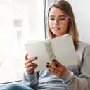 Spiral Notebook Journal, 328 Pages Linen Hardcover College Ruled Notebook, Lined Thick Journals for Women Men, A5 Thick Spiral Journal for Writing, 100GSM Paper, Cute Notebooks for Work School