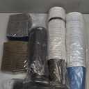 SIUQ 100 Pack 12 oz Coffee Cups with Lids, Disposable Paper Coffee Cups with Sleeves for Hot/Cold Drinks Parties, Picnic, Travel, and Events (Navy and Black)