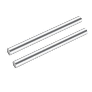 Mellewell 1/4" x 10" 304 Stainless Steel Rod, Metal Solid Shaft Smooth Round Rod for DIY Crafts, Industry and Metal Working Hobbies, 2 PCS
