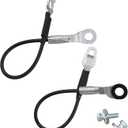 APPERFiT Tailgate Cable Strap with Bolt Compatible with 1999-2007 Chevrolet Chevy Silverado Avalanche GMC Sierra 1500 2500 3500 Tailgate Parts Replaces 88980509 88980510 11609938
