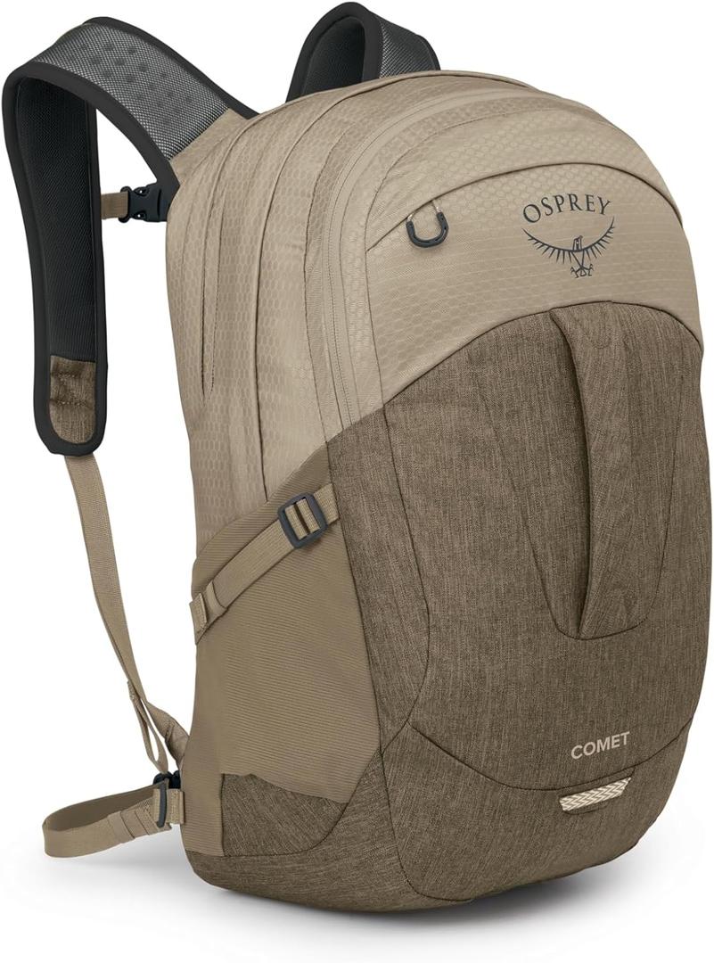 Osprey Comet Laptop Backpack, Alpaca Tan/Latte Brown Heather (One Size)