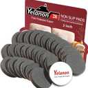 Yelanon Non Slip Furniture Pads -28 pcs 2" Furniture Grippers, Non Skid for Furniture Legs,Self Adhesive Rubber Feet Furniture Feet,Anti Slide Hardwood Floor Protector for Keep Couch Stoppers