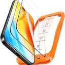 TORRAS Diamond Shield for iPhone 15 Pro Screen Protector [Military-Grade Protection] 9H+ Unbreakable Shatterproof Aerospace Tempered Glass Full Coverage InstaFit Bubble-Free, 2-Pack