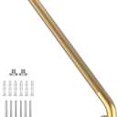 32 Inch Anti Slip Shower Grab Bar Gold, Munzong 2 Pack Bathroom Grab Bar, Knurled Bathroom Balance Bar,Safety Hand Rail Support Handicap Elderly Injury Senior Assist Bath Handle