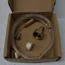 Hydraulic Steering Bleed Kit, 2PCS Bleeding Kit/Fill Kit, Hydraulic Steering for Sea Star Hydraulic Steering Fluid Filler Tube Kit, Sterndrive & Inboard, Leak-Free Brass Fittings, copper