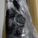 12 Pcs Soccer Water Bottles Bulk 17 oz Soccer Sports Bottle with Leak Proof Flip Top Reusable Plastic Water Bottles for Team Gift Accessories Sports Party Favors Supplies (Black)