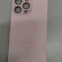 Magnetic for iPhone 16 Pro Max Case with Camera Lens Protector,Silicone Phone Cover Compatible with Magsafe,Full Protection Shockproof Anti-Scratch,Soft Microfiber Lining Inside, Pink