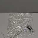 Christmas Snowflake Window Lights Decorations, 14" 63 LED 8 Lighting Modes Cool White Snowflake Light with Remote Control Timer, USB Powered Christmas Silhouette Window Lights for Home Xmas Decor