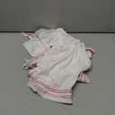 Kaei&Shi 4 Piece Plus Size Cosplay Outfit,Nurse Costume For Curvy Women,Halloween Outfits (3X-Large, White)