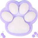 1pcs Cat Paw Squishy Toy, 5 in Big Cute Kawaii Fufu Squishies, Sticky Cat Paw Fur Ball, Super Soft Stress Relief Funny Fidget Toys, Novelty Things Suitable for Adults Kids