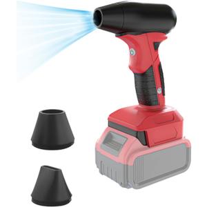 Cordless Compressed Air Duster for Milwaukee 18V Battery with Brushless Motor, Handheld Jet Fan with 4 Gears Adjustable for Garages Sawmill Home Workshop & Car Cleaning (No Battery)