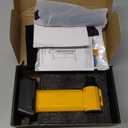 Compressed Air Duster, 130000RPM Ultra-Powerful Electric Air Duster Compatible with DEWALT 20V/60V Max Battery, 4-Gear Adjustable Air Blower for Computer/Keyboard/Car/Home (No Battery Included) (Yellow)