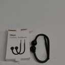 Hion Curtain Holdbacks Black 2pcs, Curtain Tiebacks Wall Mounted Curtain Hooks Holders for Drapes
