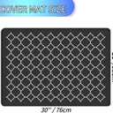 Stove Top Cover Silicone - 30 x 21 Electric Stovetop Counter Protector Mat - Glass Oven Induction Guard Mat - Cooktop Extra Countertop for Kitchen RV - Heat Resistant Dish Drying Mat