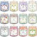 YOROXRG 12 Pack Scented Candles with Added Natural Essential Oils, 3.05oz, Suitable for Various Festivals, Parties, Yoga, and Home Scene
