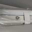 No Drill Cordless Vinyl Mini Blinds,White,46.5" W x 64" H