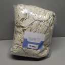 SureFit Heavyweight Cotton Duck Loveseat Slipcovers, Printed Heavyweight Cotton Loveseat Cover, One Piece Design, Loveseat Cover with Seat Elastic and Adjustable Corner Ties, Natural with Blue Stripe, 38"D x 70"W x 36"H