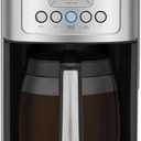 Cuisinart 14-Cup Coffee Maker, Programmable PerfecTemp Glass Carafe Coffee Machine with 1-4 Cup Setting, Brew Strength Control and Brew Pause, Stainless Steel, DCC-3200NAS