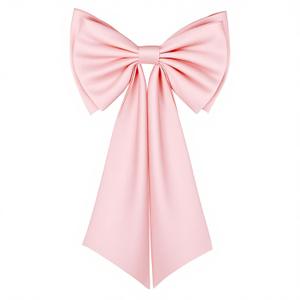 NICENEEDED Big Satin Bow for Dress, Large Detachable Bow Train for Women, 22" Sash Belt Bride Formal Wedding Dress