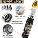 Gifts for Brother, 17 Oz Stainless Steel Brother Tumbler with Lid, Brothers Gift from Sister, Adult Brothers Gift for Wedding Thanksgiving Christmas, Big Bro Bullet Tumbler, Black, 1 PCS