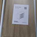 Dressers for Bedroom, 3 Drawer Rattan Dresser with Spacious Storage, Modern Wood Chest of Drawers, Rustic Oak Wooden Nightstand for Bedroom, Living Room, Hallway, Easy Assembly, Closet Organizer, 